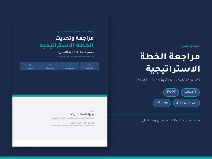 مراجعة الخطة الاستراتيجية